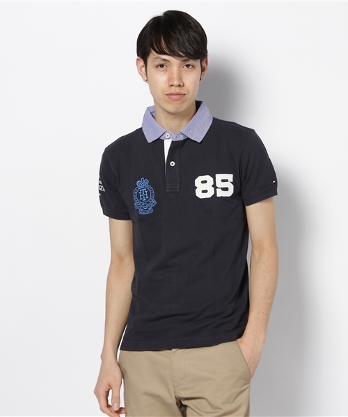 TOMMY HILFIGER（トミーヒルフィガー）の「BOB POLO - SLIM FIT（ポロシャツ・メンズ・ホワイト/グレー/ネイビー/ブルー・SMALL/MEDIUM/LARGE/X-LARGE/XX-LARGE）」の3枚目の写真
