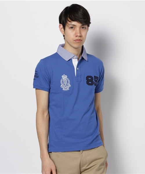 TOMMY HILFIGER（トミーヒルフィガー）の「BOB POLO - SLIM FIT（ポロシャツ・メンズ・ホワイト/グレー/ネイビー/ブルー・SMALL/MEDIUM/LARGE/X-LARGE/XX-LARGE）」の4枚目の写真