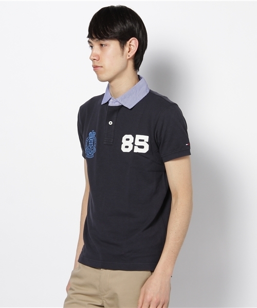 TOMMY HILFIGER（トミーヒルフィガー）の「BOB POLO - SLIM FIT（ポロシャツ・メンズ・ホワイト/グレー/ネイビー/ブルー・SMALL/MEDIUM/LARGE/X-LARGE/XX-LARGE）」の5枚目の写真