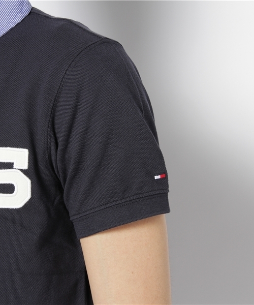 TOMMY HILFIGER（トミーヒルフィガー）の「BOB POLO - SLIM FIT（ポロシャツ・メンズ・ホワイト/グレー/ネイビー/ブルー・SMALL/MEDIUM/LARGE/X-LARGE/XX-LARGE）」の9枚目の写真