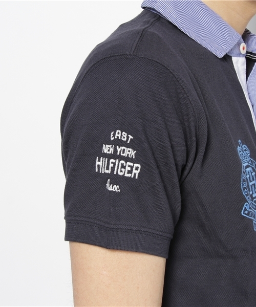 TOMMY HILFIGER（トミーヒルフィガー）の「BOB POLO - SLIM FIT（ポロシャツ・メンズ・ホワイト/グレー/ネイビー/ブルー・SMALL/MEDIUM/LARGE/X-LARGE/XX-LARGE）」の11枚目の写真