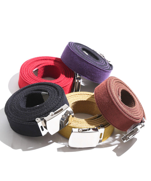 WEGO(ウィゴー)の「WEGO/フェイクスエードガチャベルト(ベルト・メンズ・パープル/ブラウン/レッド/ブラック/マスタード/カーキ/ライトピンク/ライトグレー/ベージュ・FREE)」の18枚目の写真