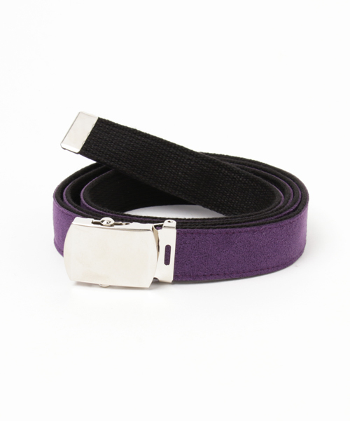 WEGO(ウィゴー)の「WEGO/フェイクスエードガチャベルト(ベルト・メンズ・パープル/ブラウン/レッド/ブラック/マスタード/カーキ/ライトピンク/ライトグレー/ベージュ・FREE)」の14枚目の写真