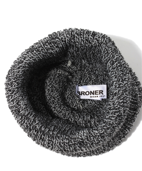 BRONER(ブローナー)の「BRONERCUFFキャップ(ニットキャップ/ビーニー・メンズ・ブラック/ダークグレー/杢グレー/ネイビー/レッド/ライトグレー/ブルー/カーキ/ブルー系その他/レッド系その他・FREE)」の13枚目の写真
