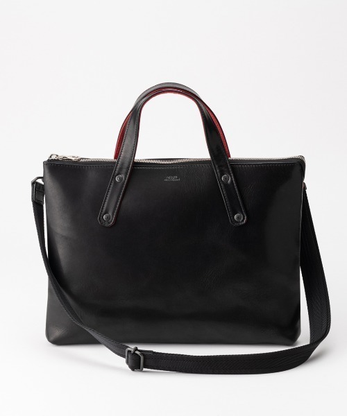 SOLATINA(ソラチナ)の「SOLATINA ソラチナ Oild Series ミニ ブリーフ(トートバッグ・メンズ・ブラック/ブラウン/ブラック×レッド/キャメル/ネイビー・FREE)」の3枚目の写真