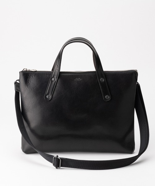 SOLATINA(ソラチナ)の「SOLATINA ソラチナ Oild Series ミニ ブリーフ(トートバッグ・メンズ・ブラック/ブラウン/ブラック×レッド/キャメル/ネイビー・FREE)」の2枚目の写真