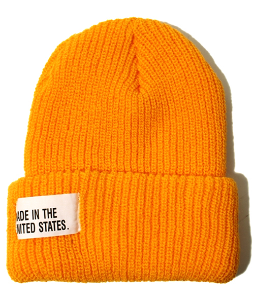 BEAUTY&YOUTH UNITED ARROWS(ビューティーアンドユースユナイテッドアローズ)の「monkey time USA ビーニー(ニットキャップ/ビーニー・メンズ・ブラック/ワインレッド/オレンジ/ケリー/ロイヤルブルー/ネイビー・ONESIZE)」の6枚目の写真