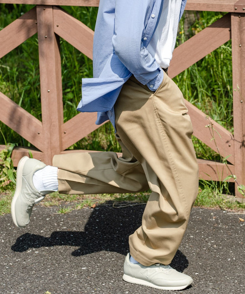 レミレリーフ　加工 フラワー スタッズ クロップド チノパンツ S オリーブ 花 レミレリーフ 加工 フラワー スタッズ クロップド チノパンツ S