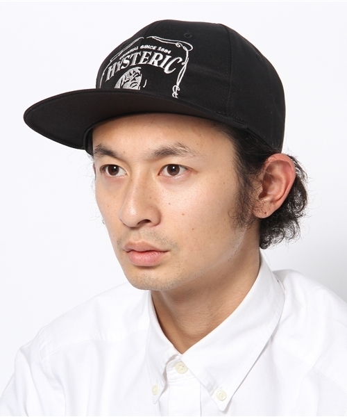 HYSTERIC GLAMOUR（ヒステリックグラマー）の「WHISKY刺繍 ベースボールキャップ（ハット・メンズ・ネイビー/ダークブラウン/ブラック・FREE）」の11枚目の写真