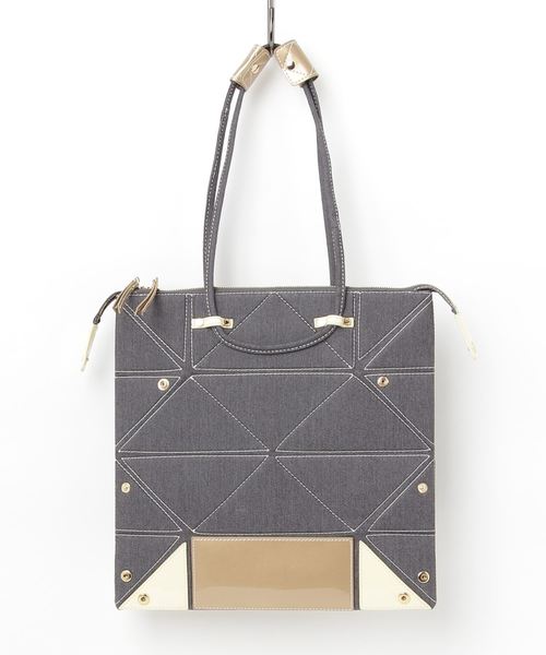 Hanaa-fu(ハナアフ)の「ARIES-DENIM Small 変形バッグ 【Hanaa-fu/ハナアフ】(ハンドバッグ・レディース・ネイビー/グレー/ブラック/パープル・ONE SIZE)」の2枚目の写真