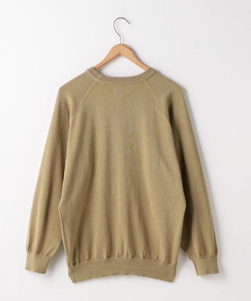 coen（コーエン）の「カラーモクニットクルーネック（ニット/セーター・メンズ・ベージュ/ネイビー・SMALL/LARGE/MEDIUM/X-LARGE）」の9枚目の写真