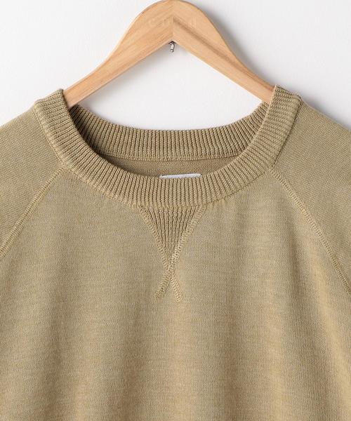 coen（コーエン）の「カラーモクニットクルーネック（ニット/セーター・メンズ・ベージュ/ネイビー・SMALL/LARGE/MEDIUM/X-LARGE）」の8枚目の写真