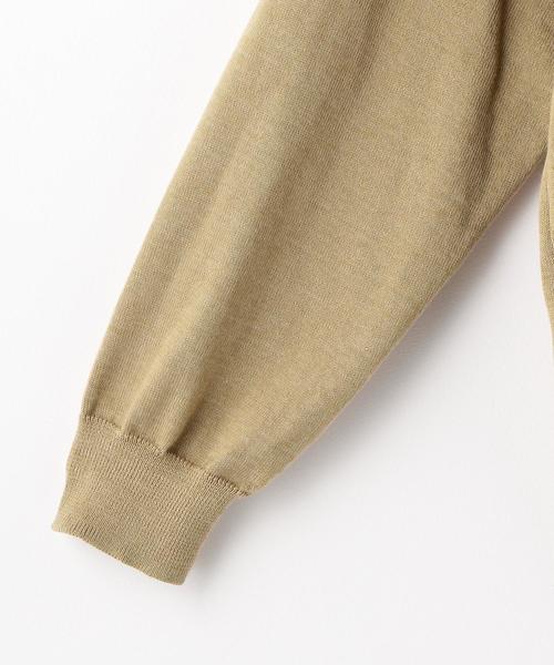 coen（コーエン）の「カラーモクニットクルーネック（ニット/セーター・メンズ・ベージュ/ネイビー・SMALL/LARGE/MEDIUM/X-LARGE）」の7枚目の写真