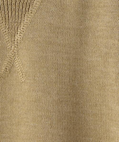 coen（コーエン）の「カラーモクニットクルーネック（ニット/セーター・メンズ・ベージュ/ネイビー・SMALL/LARGE/MEDIUM/X-LARGE）」の5枚目の写真