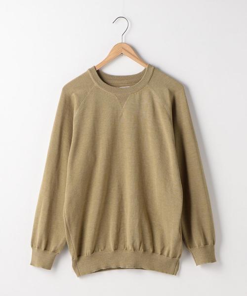 coen（コーエン）の「カラーモクニットクルーネック（ニット/セーター・メンズ・ベージュ/ネイビー・SMALL/LARGE/MEDIUM/X-LARGE）」の12枚目の写真