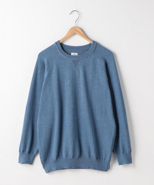 coen（コーエン）の「カラーモクニットクルーネック（ニット/セーター・メンズ・ベージュ/ネイビー・SMALL/LARGE/MEDIUM/X-LARGE）」の11枚目の写真