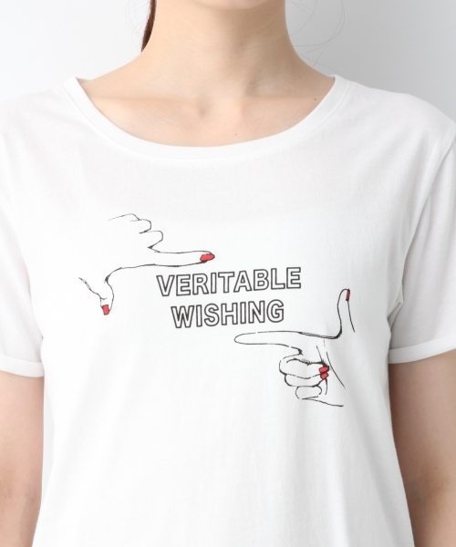 LEPSIM（レプシィム）の「アソートプリントTシャツSS　796769（Tシャツ/カットソー・レディース・ブラック/グレー/オフホワイト/ホワイト系その他・MEDIUM/LARGE）」の16枚目の写真