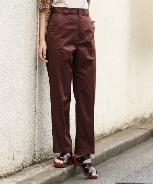 PAGEBOY(ページボーイ)の「コットンサテンスラックス(スラックス・レディース・ブラック/ダークブラウン/ネイビー・SMALL/MEDIUM)」の19枚目の写真