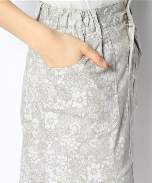 mystic(ミスティック)の「【mystic】 花柄タイトスカート(スカート・レディース・ピンク/グレー/オフホワイト・1/2)」の11枚目の写真