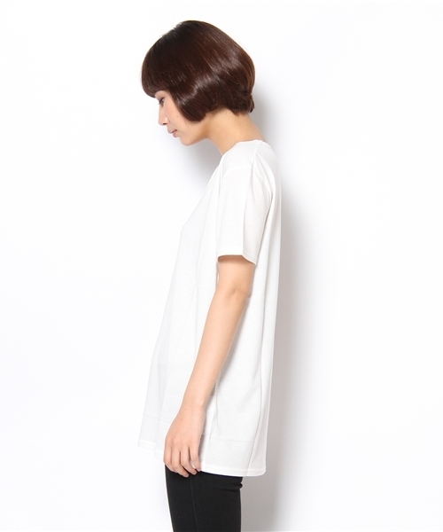 603（ロクマルサン）の「603 浅UネックTシャツ（Tシャツ/カットソー