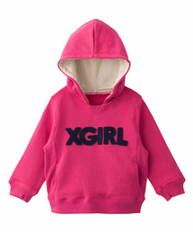 X-girl Stages | SWEAT HOODIE “PATCHED LOGO” (4T～7T)(スウェット)