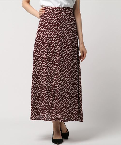 Cheek（チーク）の「リバティーデシンフレアスカート（スカート・レディース・ブラック/ブラウン/ワイン・MEDIUM）」の8枚目の写真