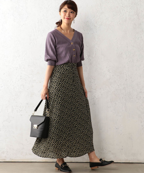 Cheek（チーク）の「リバティーデシンフレアスカート（スカート・レディース・ブラック/ブラウン/ワイン・MEDIUM）」の11枚目の写真