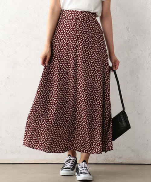 Cheek（チーク）の「リバティーデシンフレアスカート（スカート・レディース・ブラック/ブラウン/ワイン・MEDIUM）」の15枚目の写真