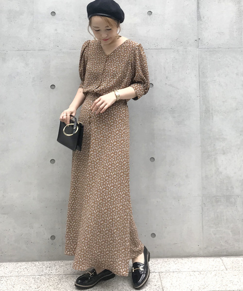 Cheek（チーク）の「リバティーデシンフレアスカート（スカート・レディース・ブラック/ブラウン/ワイン・MEDIUM）」の18枚目の写真