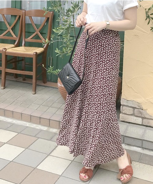 Cheek（チーク）の「リバティーデシンフレアスカート（スカート・レディース・ブラック/ブラウン/ワイン・MEDIUM）」の12枚目の写真