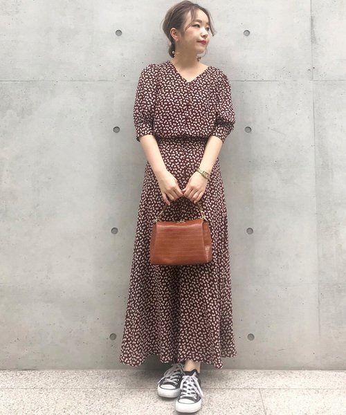 Cheek（チーク）の「リバティーデシンフレアスカート（スカート・レディース・ブラック/ブラウン/ワイン・MEDIUM）」の13枚目の写真