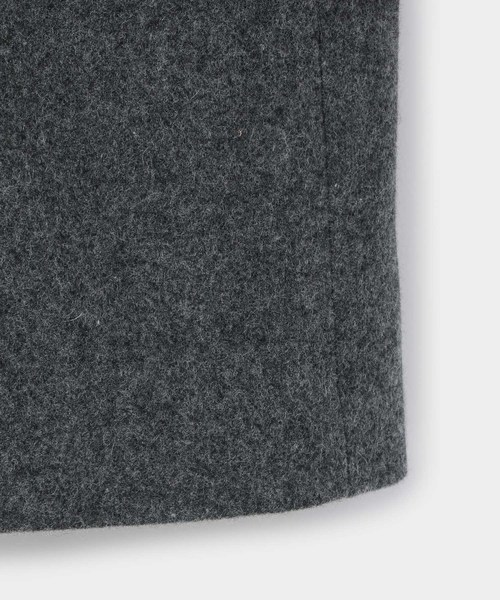 ADAM ET ROPE'（アダムエロペ）の「ADELAIDE メリノウールチェスターコート（チェスターコート・メンズ・ブラック/グレー/チャコールグレー/ネイビー・M/L/LL）」の15枚目の写真