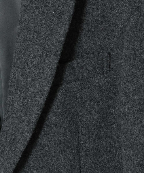 ADAM ET ROPE'（アダムエロペ）の「ADELAIDE メリノウールチェスターコート（チェスターコート・メンズ・ブラック/グレー/チャコールグレー/ネイビー・M/L/LL）」の13枚目の写真