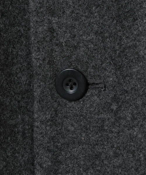 ADAM ET ROPE'（アダムエロペ）の「ADELAIDE メリノウールチェスターコート（チェスターコート・メンズ・ブラック/グレー/チャコールグレー/ネイビー・M/L/LL）」の16枚目の写真