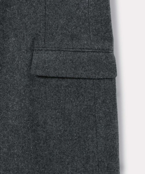 ADAM ET ROPE'（アダムエロペ）の「ADELAIDE メリノウールチェスターコート（チェスターコート・メンズ・ブラック/グレー/チャコールグレー/ネイビー・M/L/LL）」の17枚目の写真