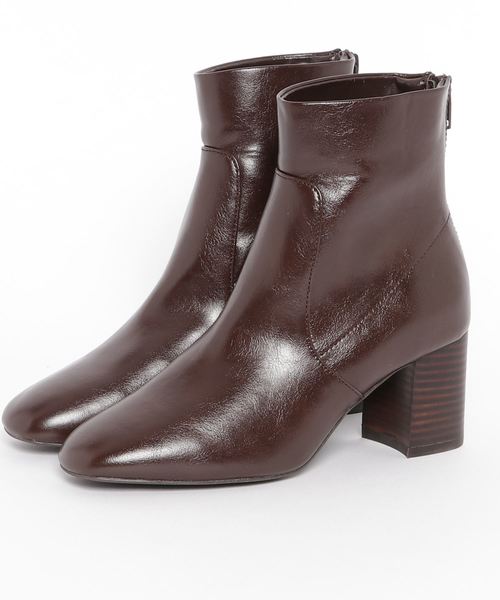 N.（N. Natural Beauty Basic）（エヌエヌナチュラルビューティーベーシック）の「チャンキーヒールショートブーツ（ブーツ・レディース・ブラック/ブラウン・MEDIUM/SMALL/LARGE）」の7枚目の写真