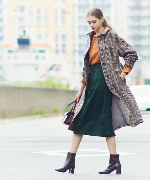 N.（N. Natural Beauty Basic）（エヌエヌナチュラルビューティーベーシック）の「チャンキーヒールショートブーツ（ブーツ・レディース・ブラック/ブラウン・MEDIUM/SMALL/LARGE）」の12枚目の写真