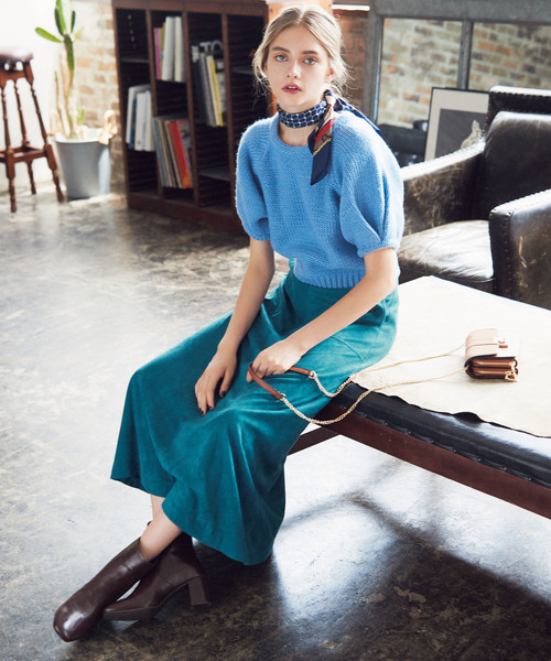 N.（N. Natural Beauty Basic）（エヌエヌナチュラルビューティーベーシック）の「チャンキーヒールショートブーツ（ブーツ・レディース・ブラック/ブラウン・MEDIUM/SMALL/LARGE）」の8枚目の写真