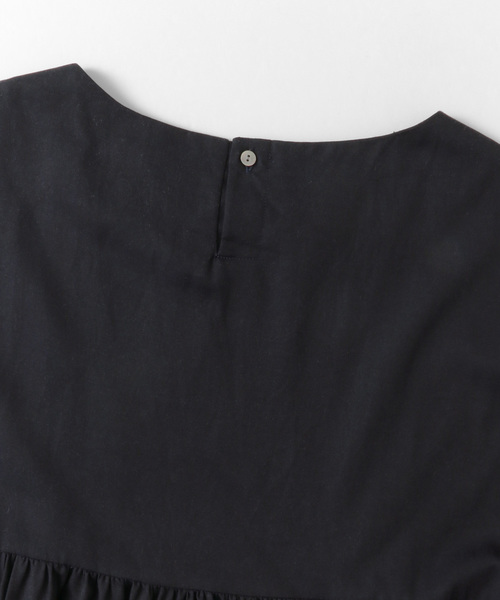 かぐれ（カグレ）の「ツイルギャザーワンピース（ワンピース・レディース・ブラック/ネイビー・FREE）」の13枚目の写真