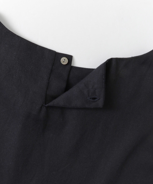 かぐれ（カグレ）の「ツイルギャザーワンピース（ワンピース・レディース・ブラック/ネイビー・FREE）」の14枚目の写真