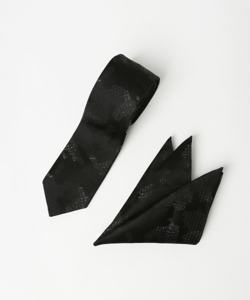 5351 POUR LES HOMMES（ゴーサンゴーイチプールオム）の「カモフラ　ネクタイ（ネクタイ・メンズ・ブラック・フリー）」の2枚目の写真