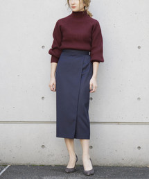 T/W高密度トリコチンラップスカート