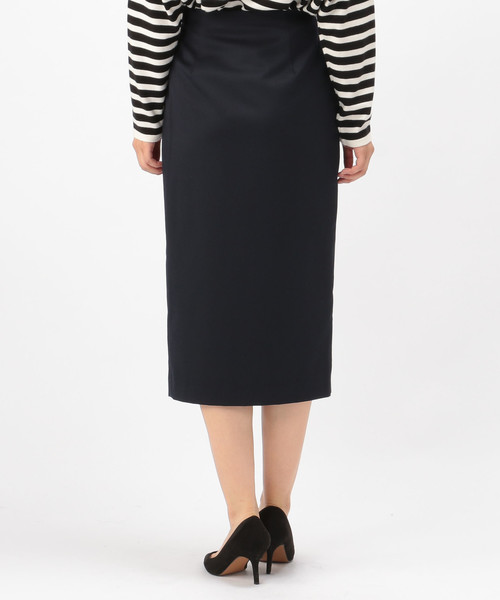 Liesse(リエス)の「T/W高密度トリコチンラップスカート(スカート・レディース・カーキ/ネイビー・S/M)」の10枚目の写真