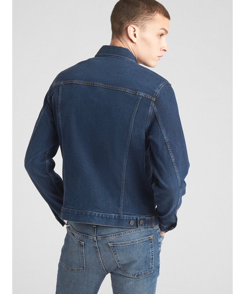 GAP デニムジャケット インディゴブルー ギャップ GAP デニムジャケット Gジャン ウォッシュ加工