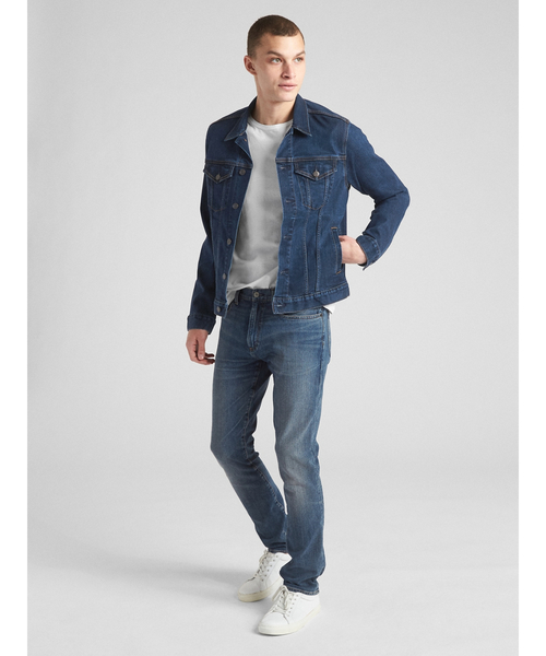 GAP（ギャップ）の「ソフトウェア アイコン デニムジャケット（デニムジャケット・メンズ・インディゴブルー・S/M/L/XS）」の2枚目の写真
