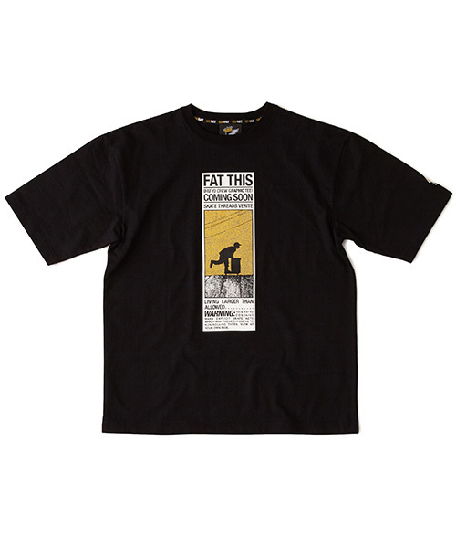 FAT（エフエイティー）の「BAN（Tシャツ/カットソー・メンズ・ホワイト/ブラック/ターコイズブルー・SKINNY(L)/FAT(XL)/JUMBO(XXL)/TITCH(M)）」の3枚目の写真