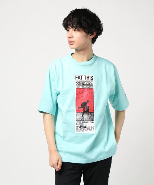 FAT（エフエイティー）の「BAN（Tシャツ/カットソー・メンズ・ホワイト/ブラック/ターコイズブルー・SKINNY(L)/FAT(XL)/JUMBO(XXL)/TITCH(M)）」の8枚目の写真
