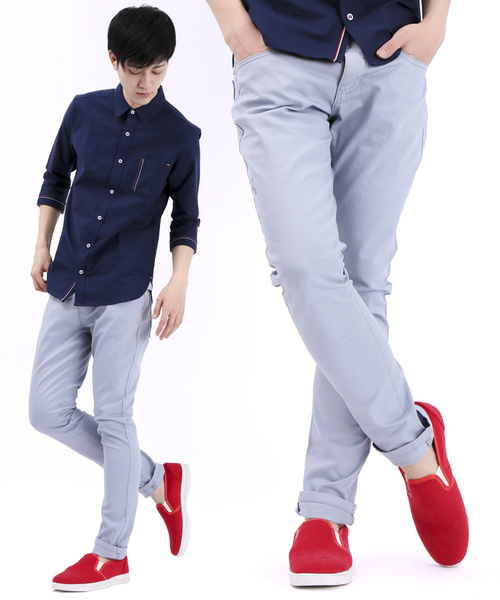 WEGO（ウィゴー）の「WEGO/カラースキニーパンツ（その他パンツ・メンズ・ブラック/ロイヤルブルー/ホワイト/ダークグリーン/ワイン/マスタード/グレー/ブルー系その他・SMALL/MEDIUM/LARGE）」の6枚目の写真