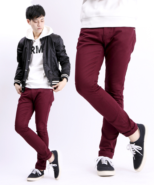 WEGO（ウィゴー）の「WEGO/カラースキニーパンツ（その他パンツ・メンズ・ブラック/ロイヤルブルー/ホワイト/ダークグリーン/ワイン/マスタード/グレー/ブルー系その他・SMALL/MEDIUM/LARGE）」の8枚目の写真