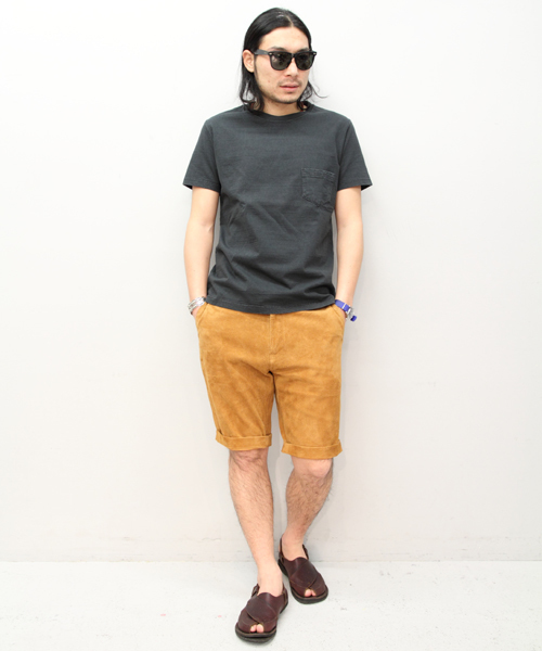 REMI RELIEF（レミレリーフ）の「 ◇REMI RELIEF / ポケットTシャツ（Tシャツ/カットソー・メンズ・ホワイト/ブラック/イエロー系その他/ネイビー/レッド系その他/ブルー系その他/グリーン/グレー/オリーブ・MEDIUM/X-LARGE/SMALL/LARGE）」の16枚目の写真